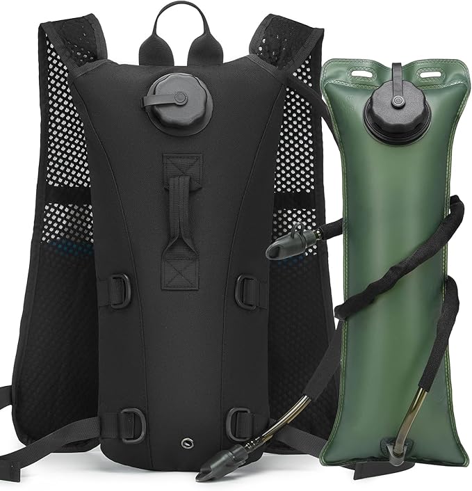 ATBP Running Hydration Vest Pack Tactical 3L Water Bladder Backpack Bag for Cycling Marathon Hiking Daypack Men & Women