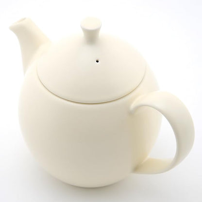 FORLIFE Dew Teapot with Basket Infuser, Natural Cotton, 14 oz/414ml