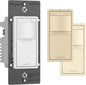 Legrand radiant RRW600UTCCCV4 600W Occupancy Motion Sensor Light Switch, 180 Degree Coverage, Auto On/Auto Off, Single Pole, White/Light Almond/Ivory (1 Count)