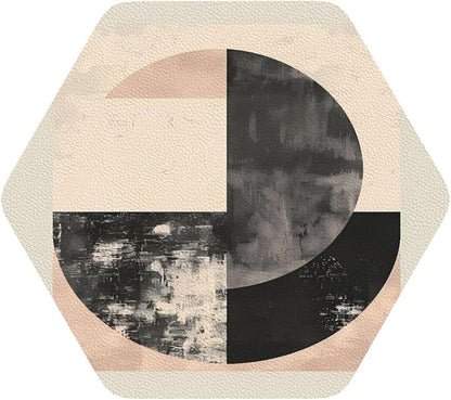 Minimal Abstract Shapes Print Coasters