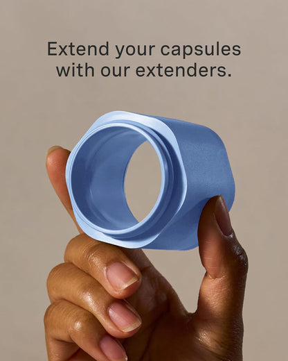 Cadence Extender - Add On to Any Flex Magnetic Containers with Lids,Extension to Travel Bottles for Toiletries - Carry On Travel Essentials For Women/Men - Adds Additional 1.43 fl oz - 3pk, Pacifiic