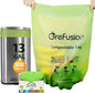 Compostable Bags,Trash bags 13+ gallon tall kitchen, Compostable Trash Lawn & Leaf Yard Waste Bags,Kitchen Compost Trash Bin Compatible,Extra Thick1.01 Mills,Certified by BPI and OK Compost