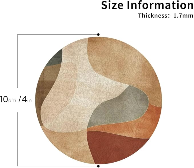 Minimal Abstract Shapes Print Coasters