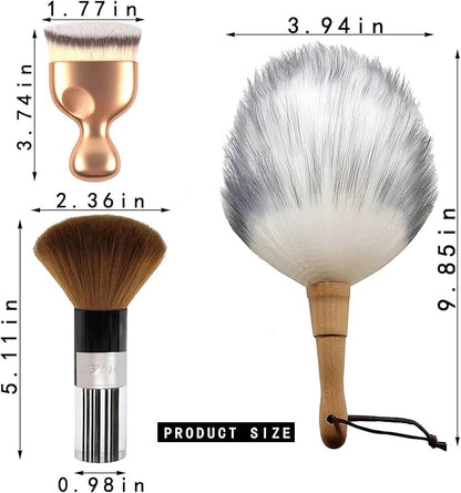 Car Interior Dusting Brush Auto Dust Sweeping Soft Brush Automotive Mini Duster Interior Cleaning Brush for Car Air Vent,Dash,Seat Microfiber Sweep Detailing Brushes Dust Removal Tools 3PCS