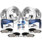 Detroit Axle - Brake Kit for 4WD 2010 2011 Ford Ranger Disc Brake Rotors Ceramic Brakes Pads w/Hardware Replacement Front and Re