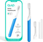 Quip Sonic Toothbrush for Adults with Timer - Includes Extra Brush Head and Travel Cover Mount - Electric, Soft Bristle Refill Head, Plastic Handle, 3 Month Battery Life - Travel Toothbrush - Blue