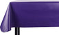 Yourtablecloth Heavy Duty Vinyl Rectangle or Square Tablecloth – 6 Gauge Heavy Duty Tablecloth – Flannel Backed – Wipeable Tablecloth with Vivid Colors & Many Sizes 52 x 90 Purple