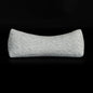 Buckwheat Neck Support Pillow Cervical Neck Cylinder Bolster Pillow Neck Pain Relief Breathable Comfortable for Back and Side Sleepers Round Pillows for Lunch Break Gray, 6x15 Inch