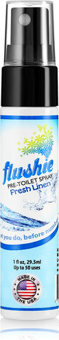 Flushie Pre-Toilet Sprays for Poop Travel Size Toiletries Bathroom Spray for Poop Spray for Toilet Deodorizer Traveling Essentials Poop deodorizer Poop Odor eliminator