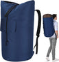 Laundry Bag Backpack Extra Large, 115L Laundry Backpack with Padded Shoulder Strap, Sturdy Travel Laundry Bags, Hanging Laundry Bag for College Dorm, Apartment, Clothes Hamper Bag for Laundromat