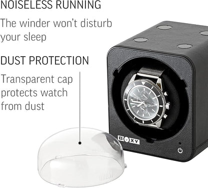 Watch Winder for Automatic Watch with Vertical Rotor Stop (with AC Adapter)