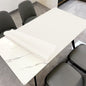 Leather Table Pad,1.8mm Thick,40x90 Inch,Dining Table Pad,Table Pads for Dining Room Table Rectangular,Table Protector for Dining Room Table,Table Protector Pad(White+White,40x90)