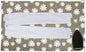 Encasa XO Ironing Mat/Pad (Large 48"x28") with 3mm Padding & Silicone Iron Rest for Steam Pressing on Tabletop or Bed - Heat Resistant, Portable, Quilting & Travel Blanket - Daisy Grey