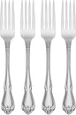 Oneida True Rose Dinner Forks, silver set of 4