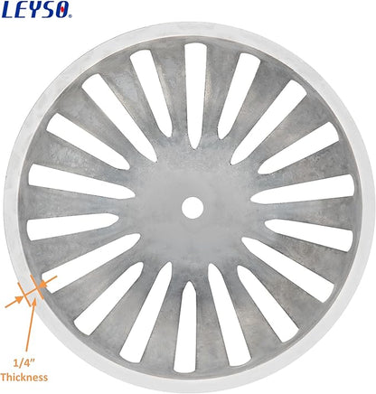 Leyso Heavy Duty Aluminum Drain Cover, Sink Drain Cover, Floor Drain Cover, Dome Strainer for Compartment Sink, Kitchen, Outdoor, Garden, Restaurant 5-1/2" W x 2-1/4"H (1 PCS)