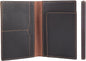 STAR VISTA Albatross Leather Travel Passport Holder, Minimalist Design, Full Grain Leather Case for Women and Men - Slim Passport Wallet, Bifold, RFID Blocking, Dark Chocolate