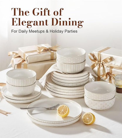 Lareina 18 Piece Dinnerware Sets