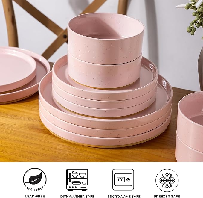 AmorArc Stoneware Dinnerware Sets