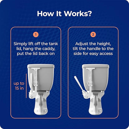 Squatty Potty Invisibrush Hidden Toilet Brush