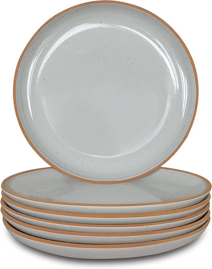MORA Ceramic Plates Set, 7.8 in