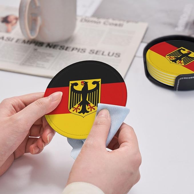 Germany Flag Coasters for Drinks