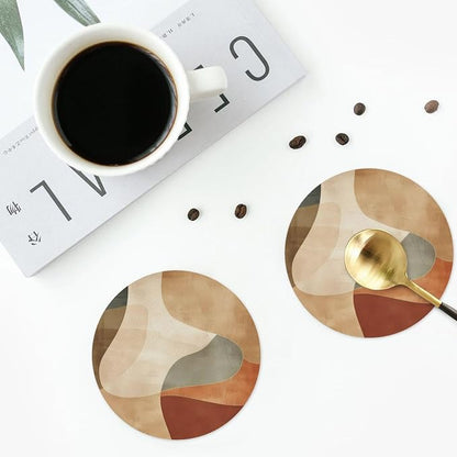 Minimal Abstract Shapes Print Coasters