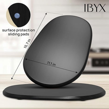 Ibyx Elegant Sliding Tray - Compatible with 5.5 Qt KitchenAid Stand Mixers and Other Heavy Appliances (Black)