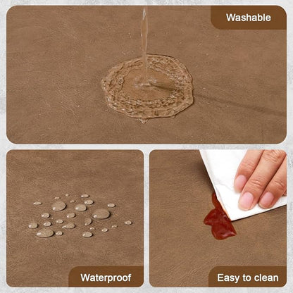 Vinyl Placemats Set of 4, Dual Sided Place Mats
