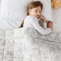 L'AGRATY Weighted Blanket - 36"x48" 3lbs Weighted Blanket Microfiber Material with Glass Beads Small Blanket for All-Season Summer Fall Winter Soft Thick Blanket