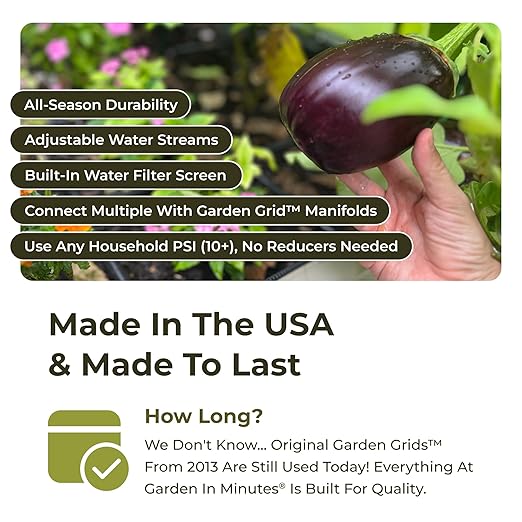 The Garden Grid | Preassembled Garden Watering System