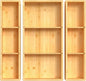 Bamboo Drawer Organizer 12.5'' X 12.5'' X 2'', Adjustable 3 Individual Junk Drawer organizer for Bathroom and Kitchen, Wood Drawer Tea Organier Boxes for Silverware, Make up and Tea Bag