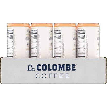 La Colombe Coffee, Caramel Draft Latte, 11 fl oz Cans (Pack of 12), Coffeehouse Quality Cold Brew, Specialty Grade Coffee Beans, Ready-to-Drink On-the-Go
