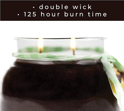 A Cheerful Giver - Caramel Macchiato Mama Scented Glass Jar Candle (22oz) with Lid & True to Life Fragrance Made in USA