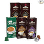 Don Francisco's and Cafe La Llave Espresso Capsule Variety Pack - 50 Recyclable Aluminum Pods Compatible with Nespresso Original Line Machines - Premium Coffee with 4 Flavors and Intensities