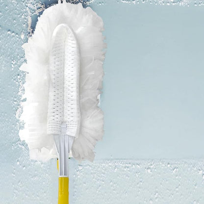 Car Interior Duster - Ultimate Cleaning Tool for Cars, House, and Office - Compact Mini Design for Effortless Dust Removal Stereo-Single Sided Design 2handle +20 Duster Refills.