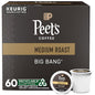 Peet's Coffee, Medium Roast Keurig K-Cup Pods - Big Bang 60 Count (6 Boxes of 10 K-Cup Pods)