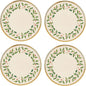 Lenox 897083 Holiday Dinnerware Salad Plates, Set of 4, Red & Green, Christmas, Hosting