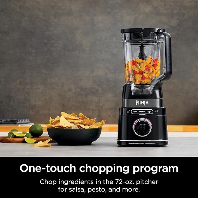 Ninja Detect Power Blender Pro + Personal Single-Serve, BlendSense Technology, For-Smoothies, Food and More, Compact Kitchen Countertop, 1800 P-Watts, 72 oz. Pitcher, (2) 24 oz. Cups, Black, TB301