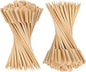 4.7 Inch Bamboo Skewers, 300 PCS Bamboo Paddle Wood Picks, Toothpicks for Appetizers, Cocktail Picks for Drinks, Food Picks, BBQ, Sandwich, Barbecue Snacks.
