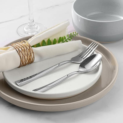 LIANYU Dinnerware Set for 6, 18PCS Dining Plates and Bowls Dishes for Kitchen Dining, Ceramic Dinner Set, Scratch Resistant & Dishwasher Safe, Assorted Colors