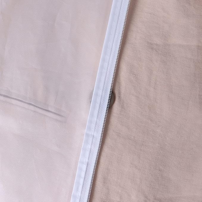 Zilink Clear Coat Covers Garment Bag 54-inch Garment Bags for Hanging Clothes Storage Bag for Coat with Full Length Zipper for Clothing Storage Bags Hanging, Set of 10