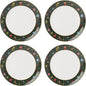 Lenox Dinnerware Set, Nutcracker Ballet Dinner Plate, Service for 4, Porcelain Plates, Microwave & Dishwasher Safe, Pasta & Salad, Christmas Decor, Christmas Nutcracker Theme (Multicolor, 4 Pieces)