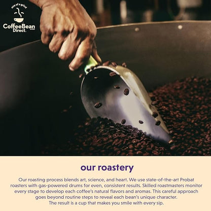 Coffee Bean Direct Medium Roast Espresso, Whole Bean Coffee, Medium Roast, 1 Pound Bag (Pack of 1)