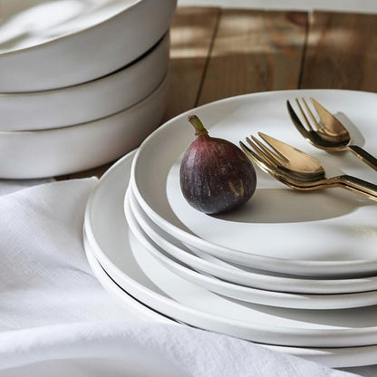 Porto by Stone Lain Macchio 24-Piece Premium Kitchen & Dining Dinnerware Set