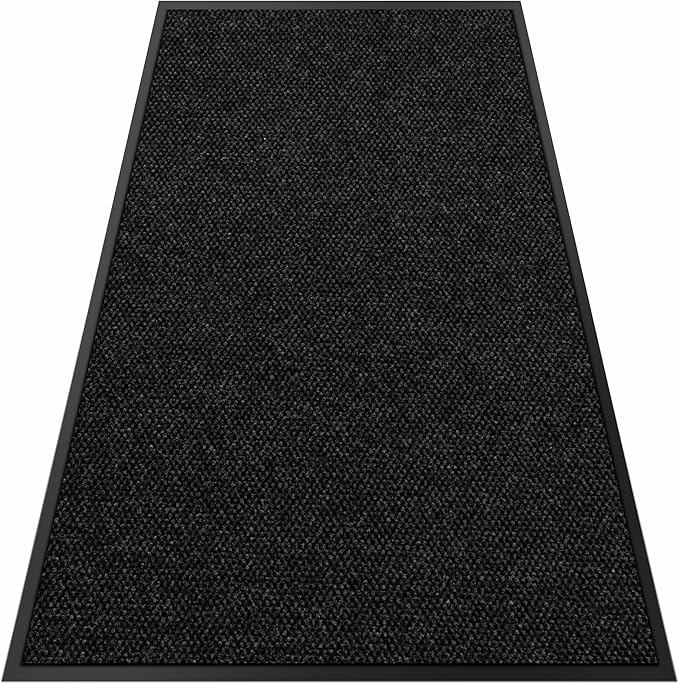 3′ x 20′ Front Door Mat Indoor Outdoor Entrance, Commercial Floor Mat Heavy Duty Dirt Trapper Entryway Doormat, Custom Size Non Slip Rubber Backing Welcome mat, Door Mat for High Traffic Area