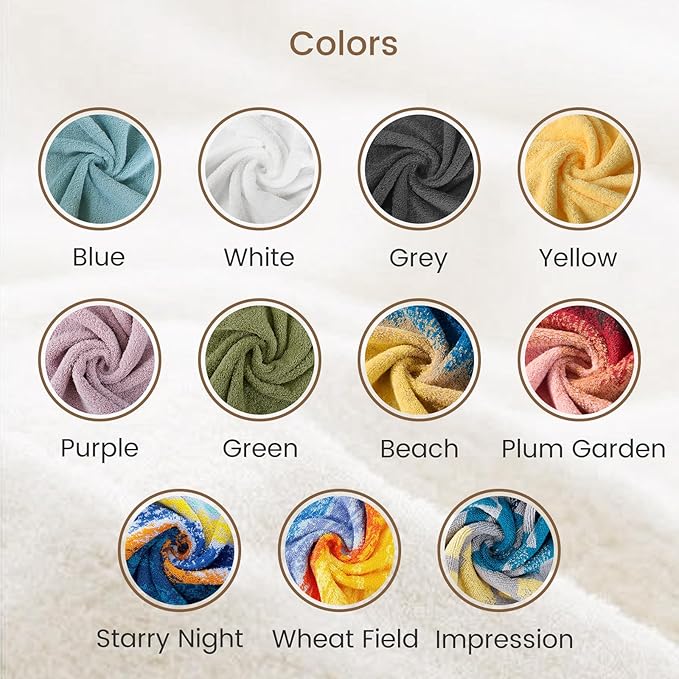 SEMAXE Green Bathroom Towel, 100% Cotton Bath Towel with Hanging Loop and Smart Tag, Hotel & Spa Quality Soft Absorbent Towel, Gift Box Packaging, 1 Pc Bath Towel, 55" L x 27" W