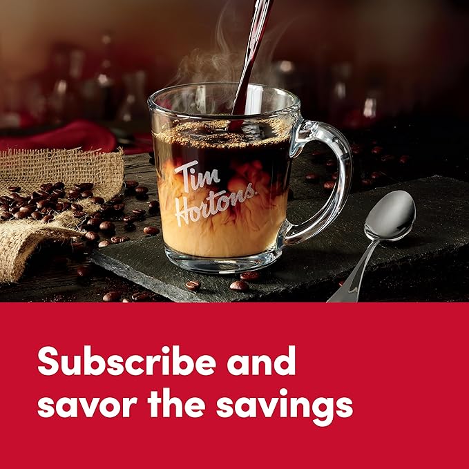 Tim Hortons Coffee Variety Pack, Single-Serve K-Cup Pods Compatible with Keurig Brewers, 90ct K-Cups Total, Red