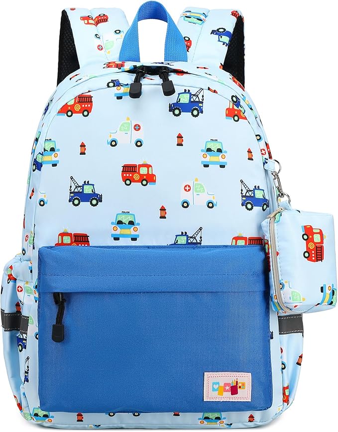 mygreen Toddler Backpack, Kids Backpack for Boys and Girls with Chest Strap