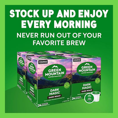 Green Mountain Coffee Roasters Dark Magic Coffee, Keurig Single-Serve K-Cup pods, Dark Roast, 96 Count