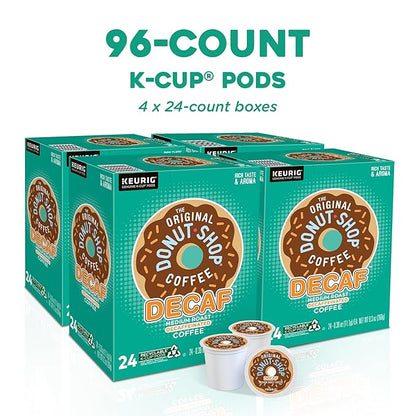 The Original Donut Shop Decaf Keurig Single-Serve K-Cup Pods, Medium Roast Coffee, 96 Count